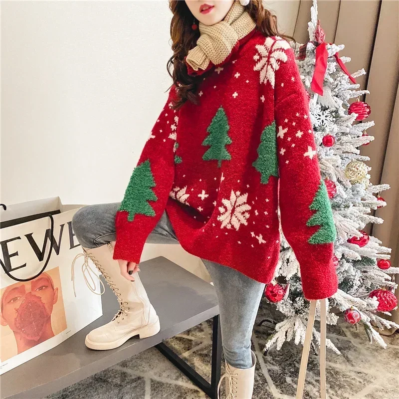Women's Oversized Christmas Sweater - Image 6