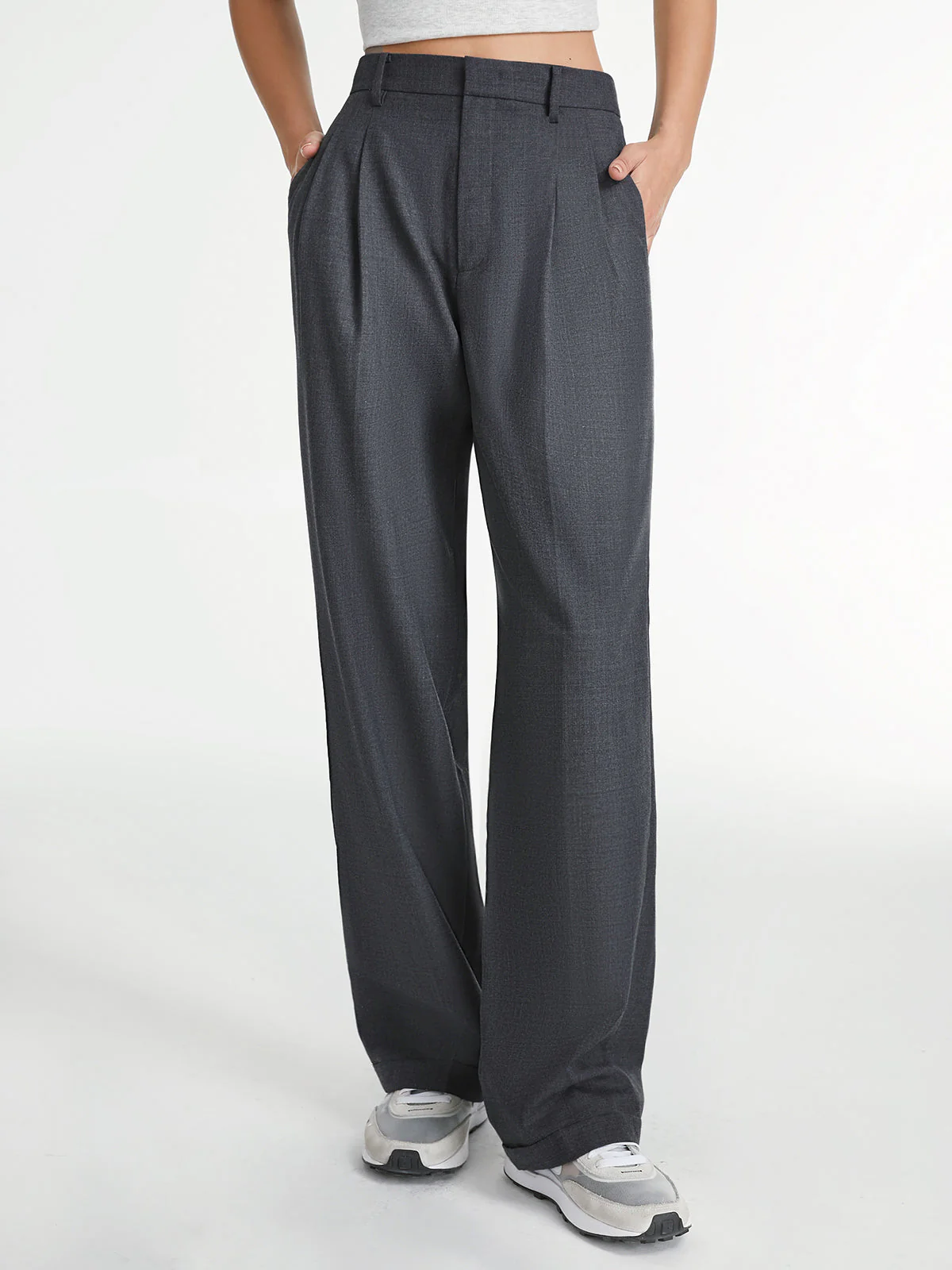 Tailored Straight Leg Dress Pants - Image 3