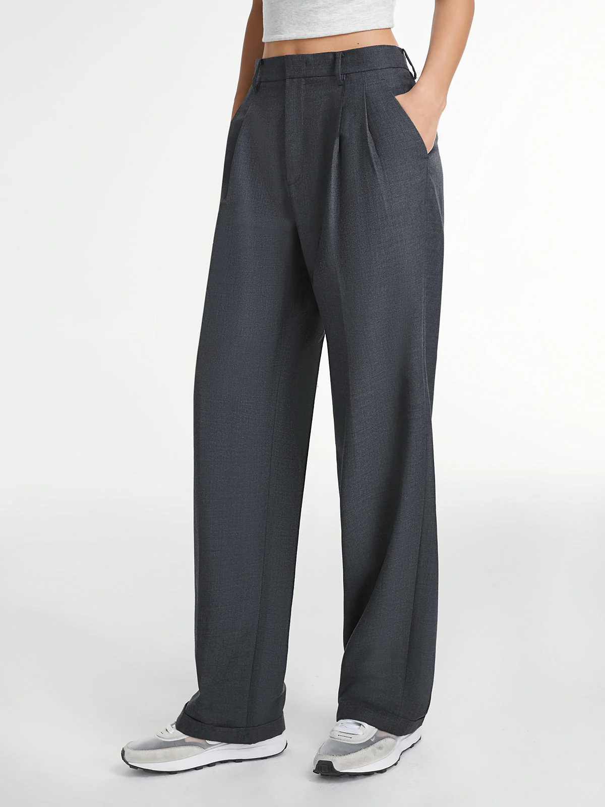 Tailored Straight Leg Dress Pants - Image 5