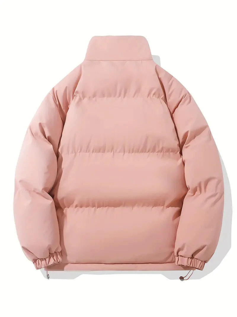 Women's Padded Winter Puffer Jacket with Hood - Image 2