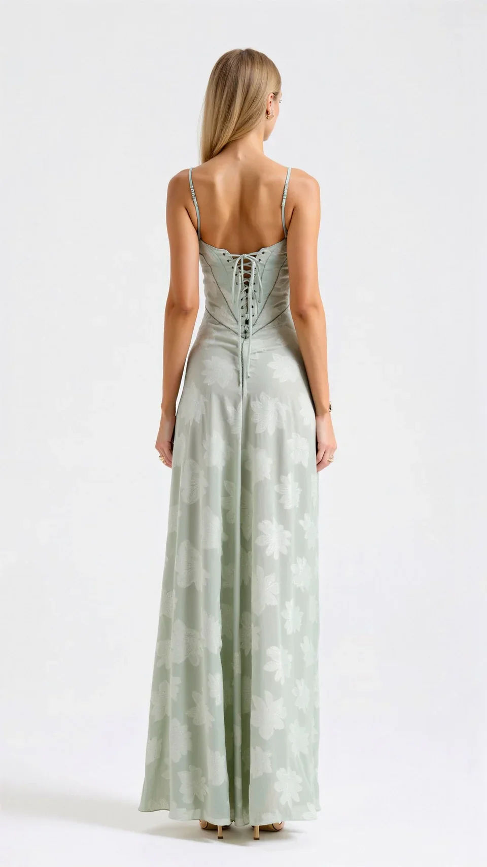 Annabelle Lace Wedding Guest Maxi Dress - Image 11
