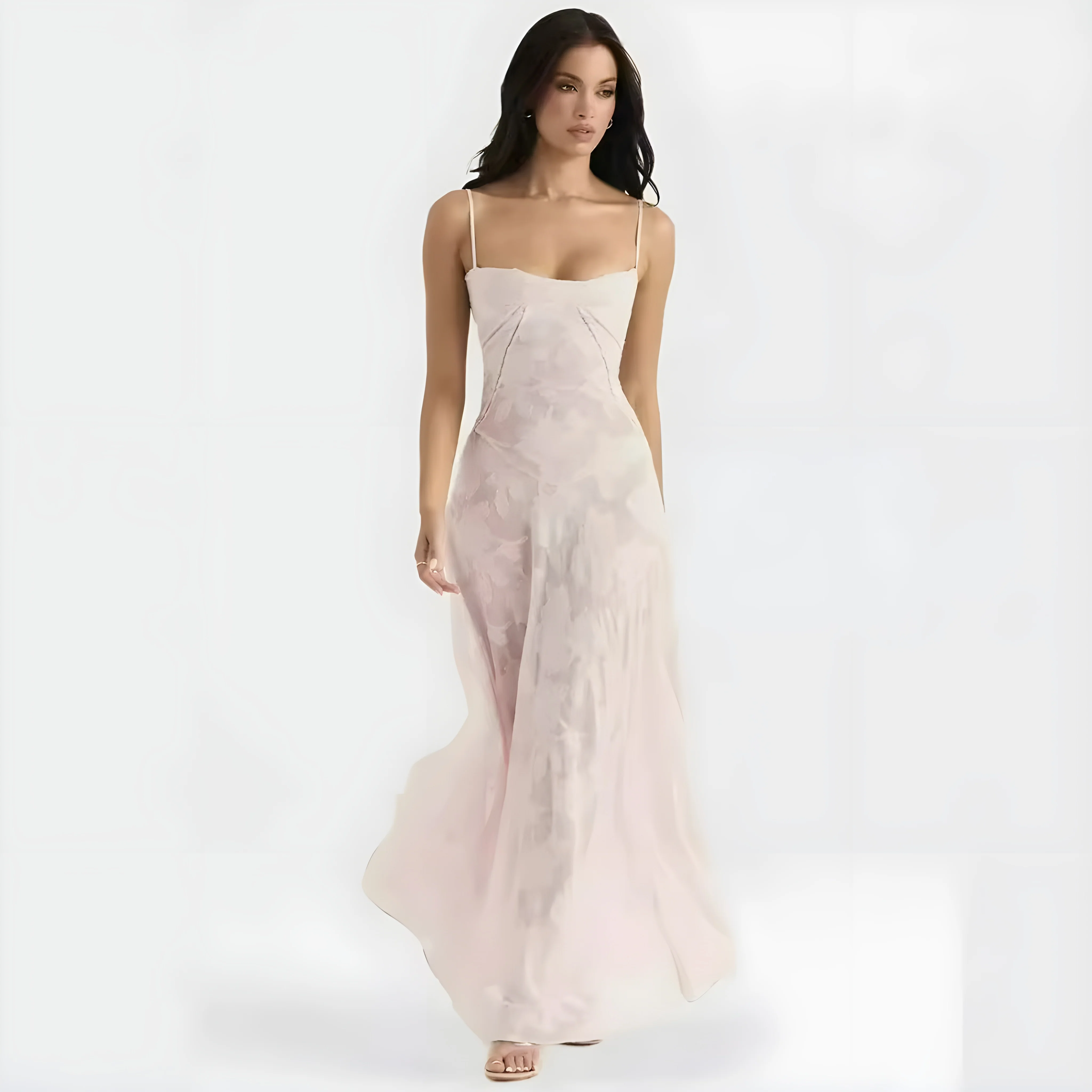 Annabelle Lace Wedding Guest Maxi Dress - Image 4