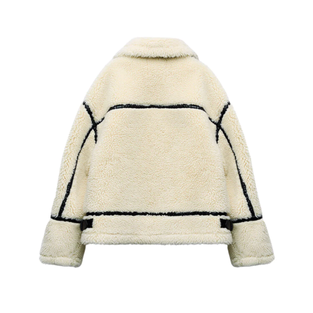 Women's Aspen Shearling Jacket - Image 5