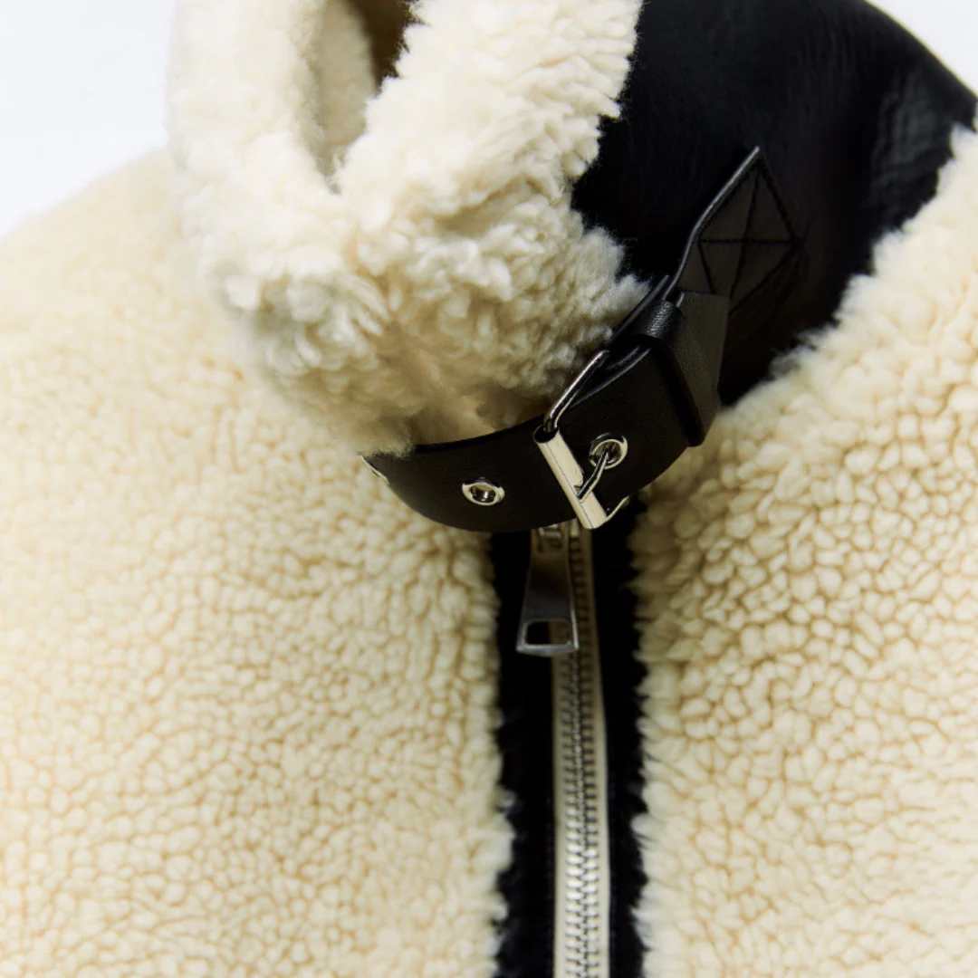 Women's Aspen Shearling Jacket - Image 6