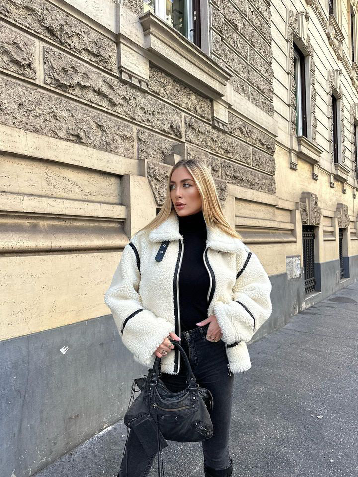Women's Aspen Shearling Jacket - Image 7