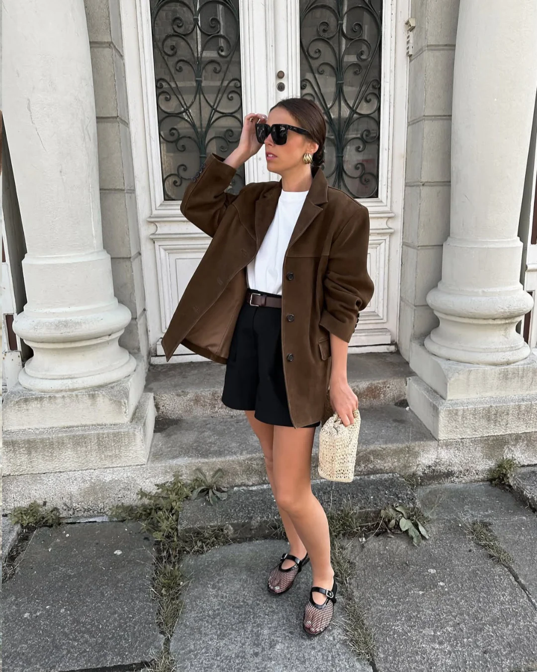 Women's Banbury Faux Suede Blazer - Image 5