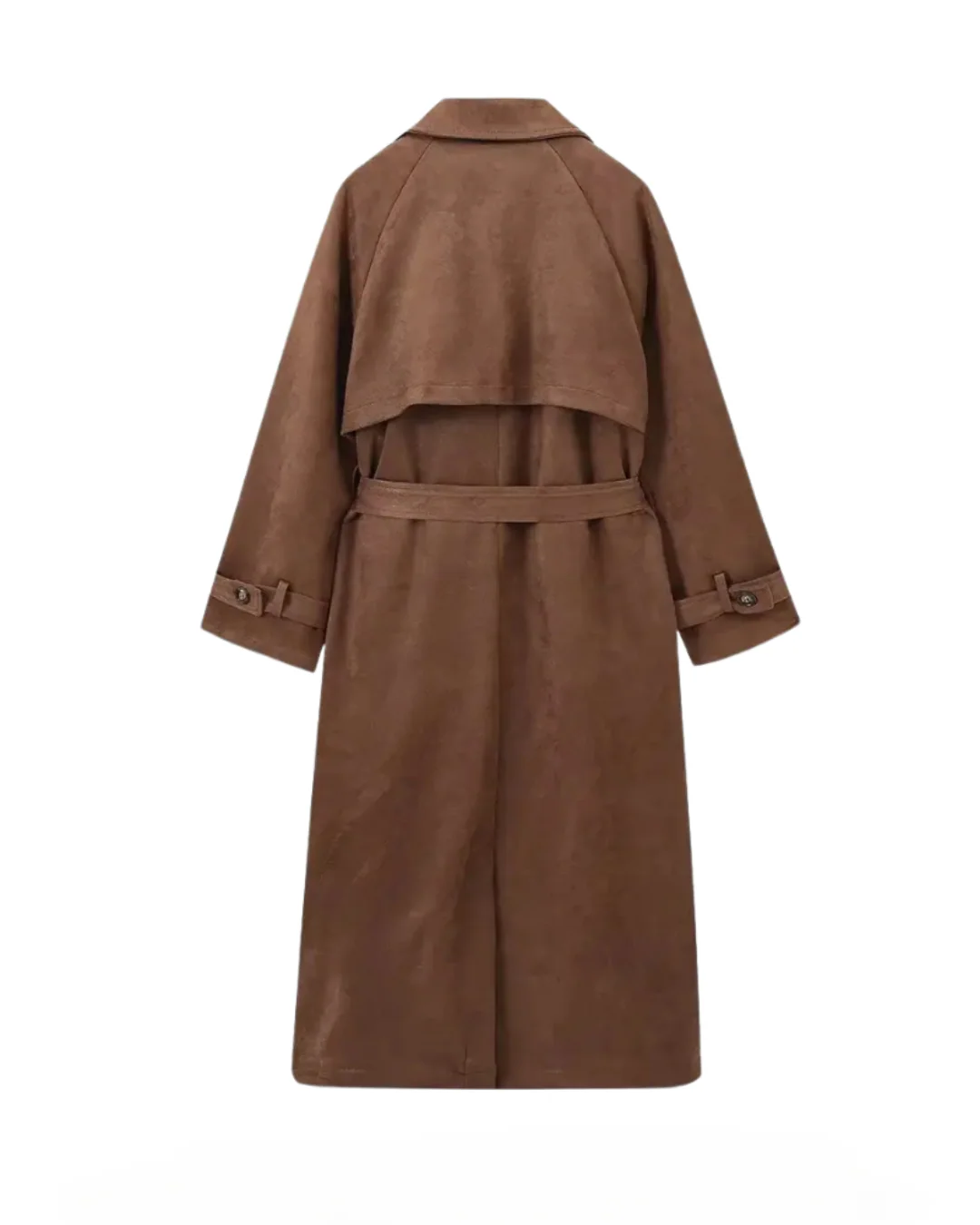 Women's Banbury Suede Trench Coat - Image 4