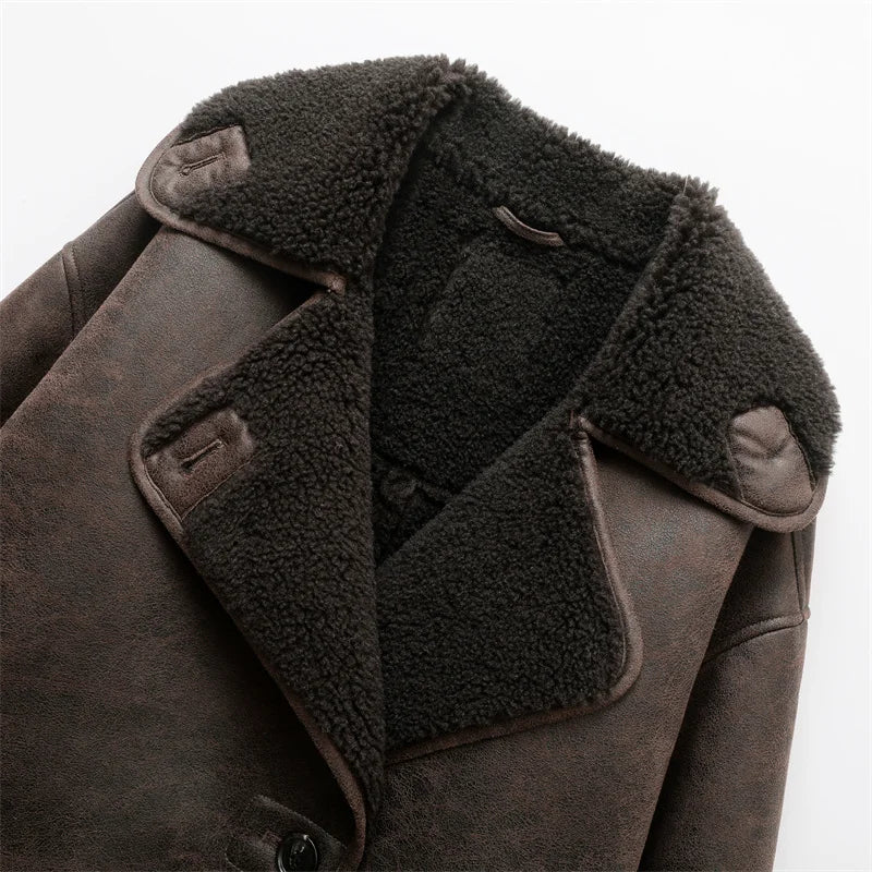 Women's Banbury Vintage Leather Jacket - Image 5