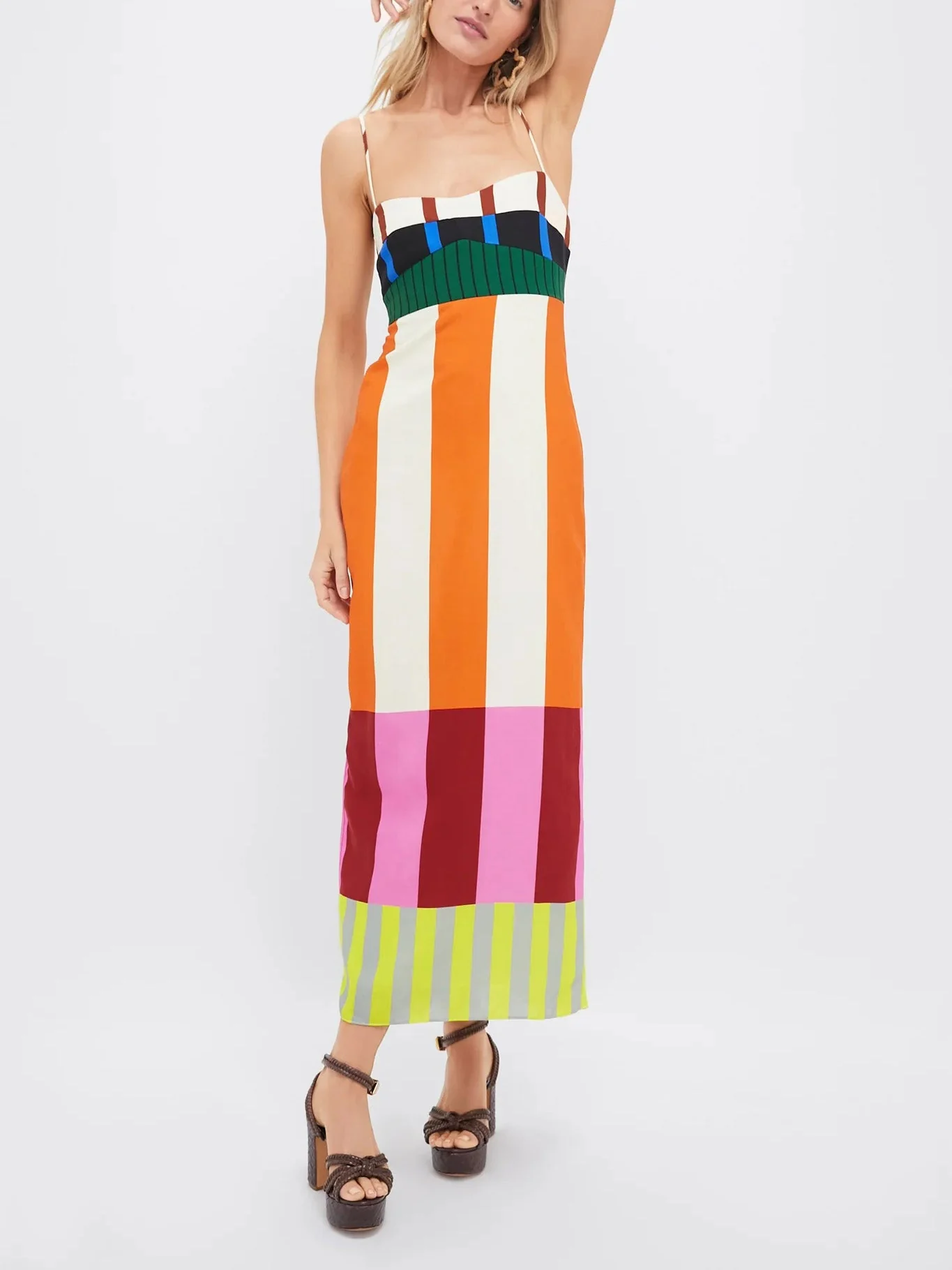 Bengal Multi Paloma Summer Maxi Dress - Image 3