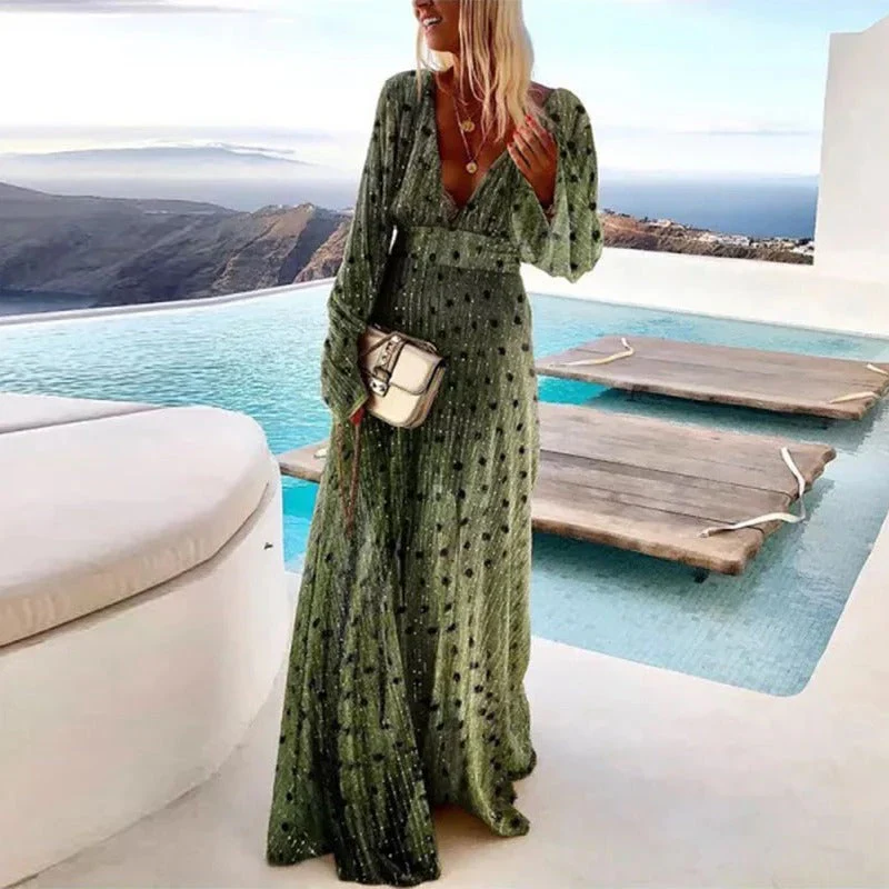 Classic long Beach summer dress for women - Image 6
