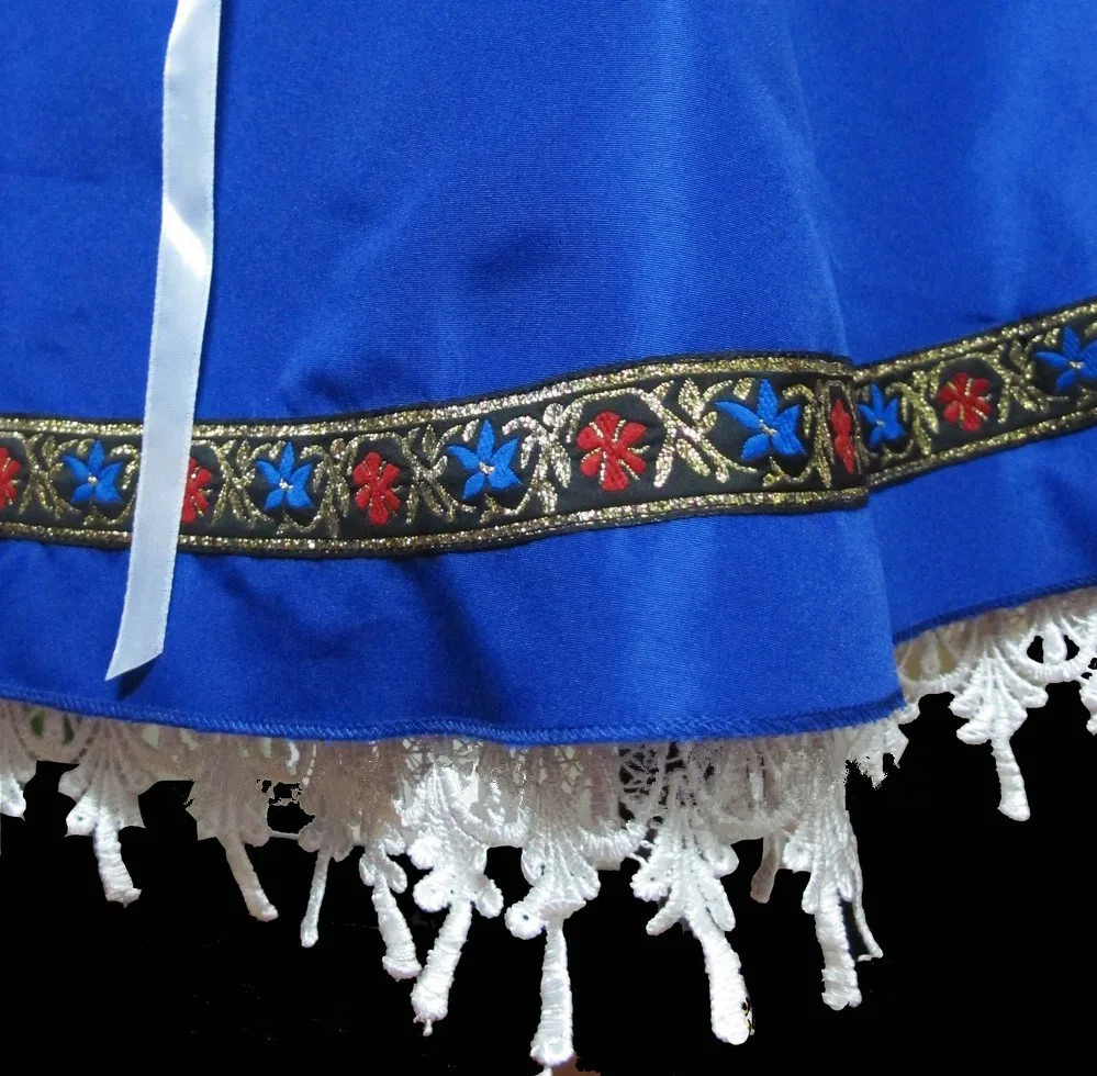 Women's Blue Oktoberfest Dress Costume - Image 5