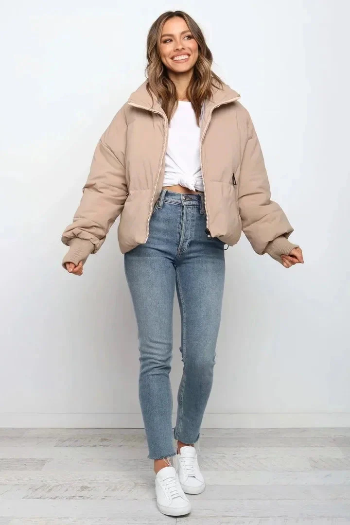 Women's Quilted Puffer Jacket - Image 4