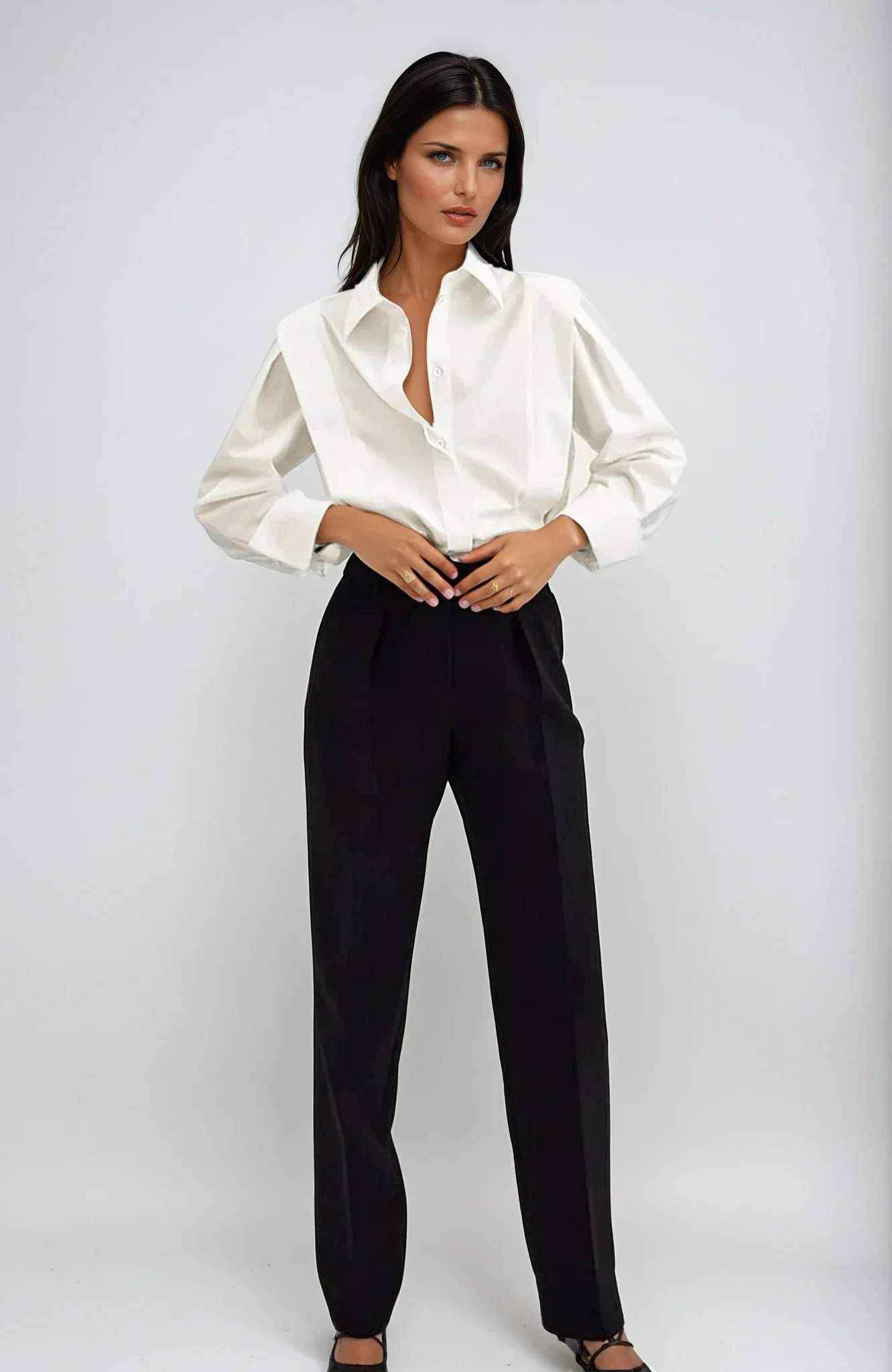 Button Down Square Shirt