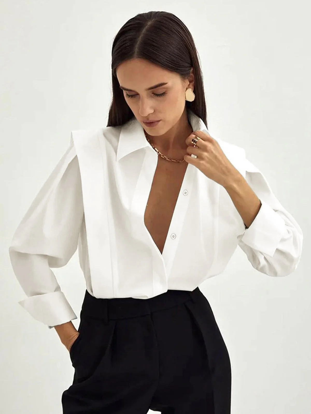 Button Down Square Shirt - Image 2