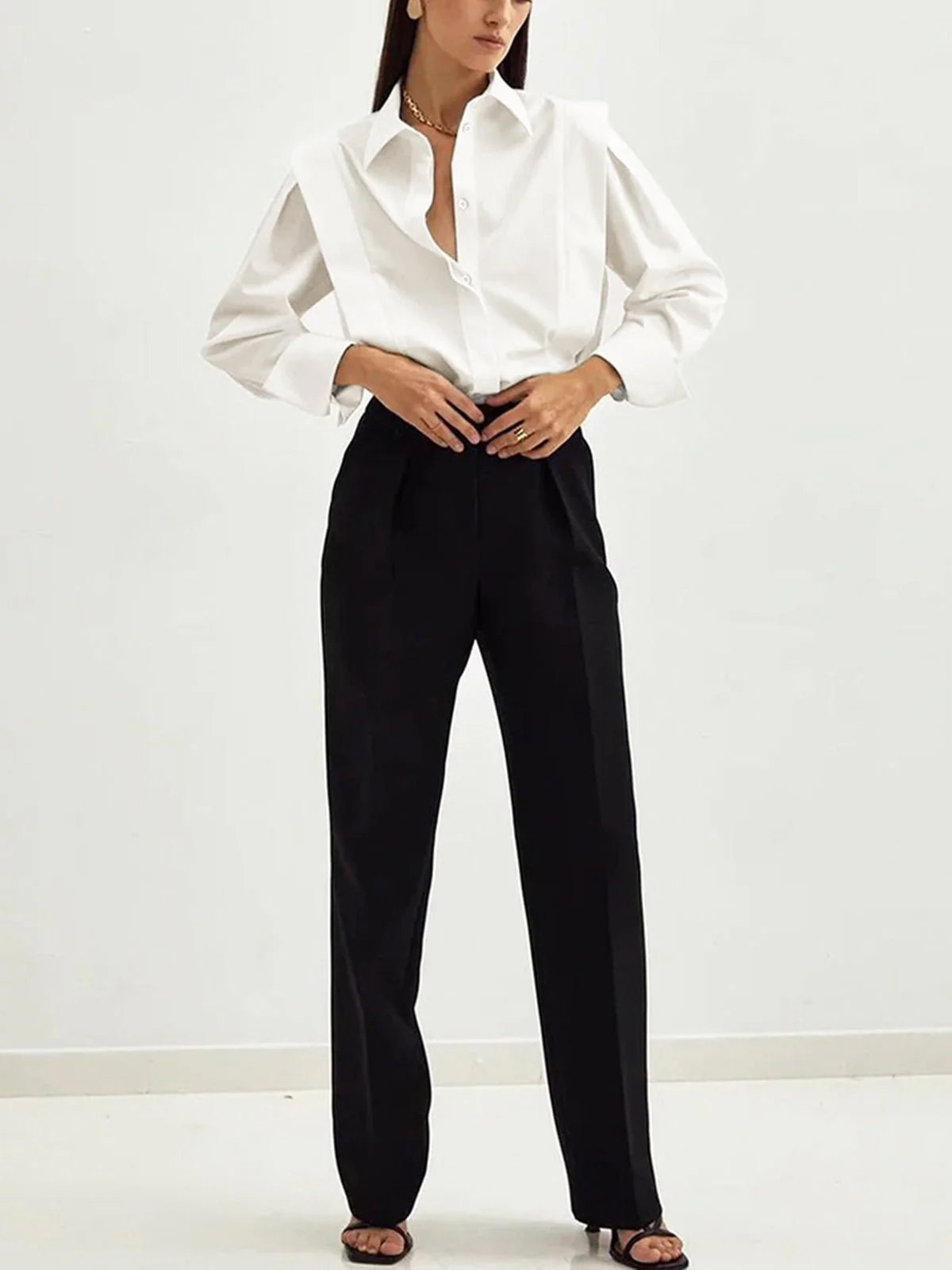 Button Down Square Shirt - Image 5
