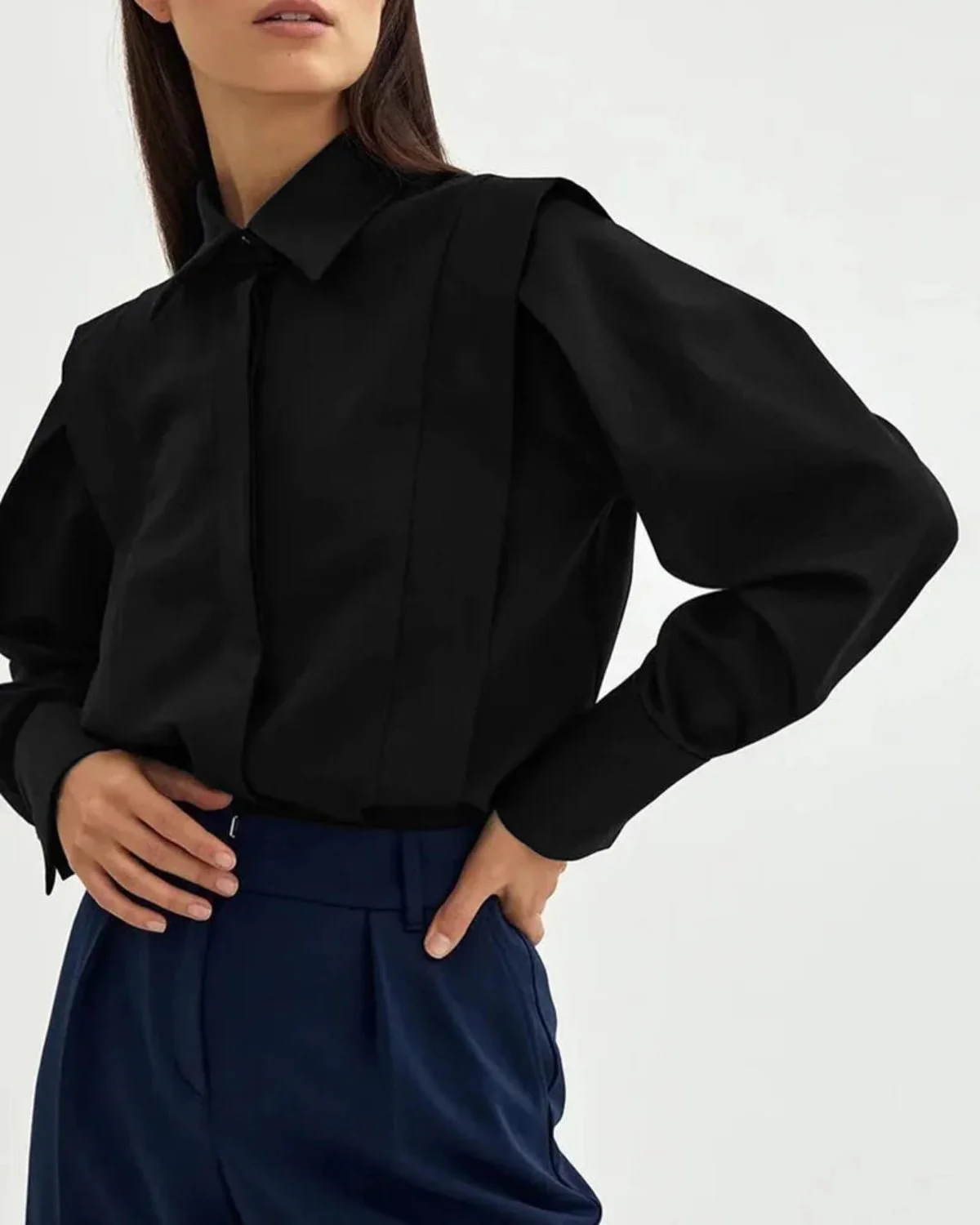 Button Down Square Shirt - Image 8