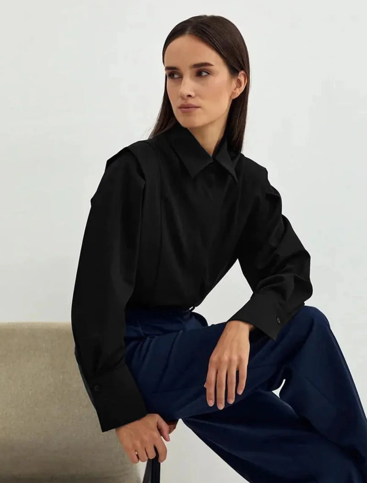 Button Down Square Shirt - Image 9
