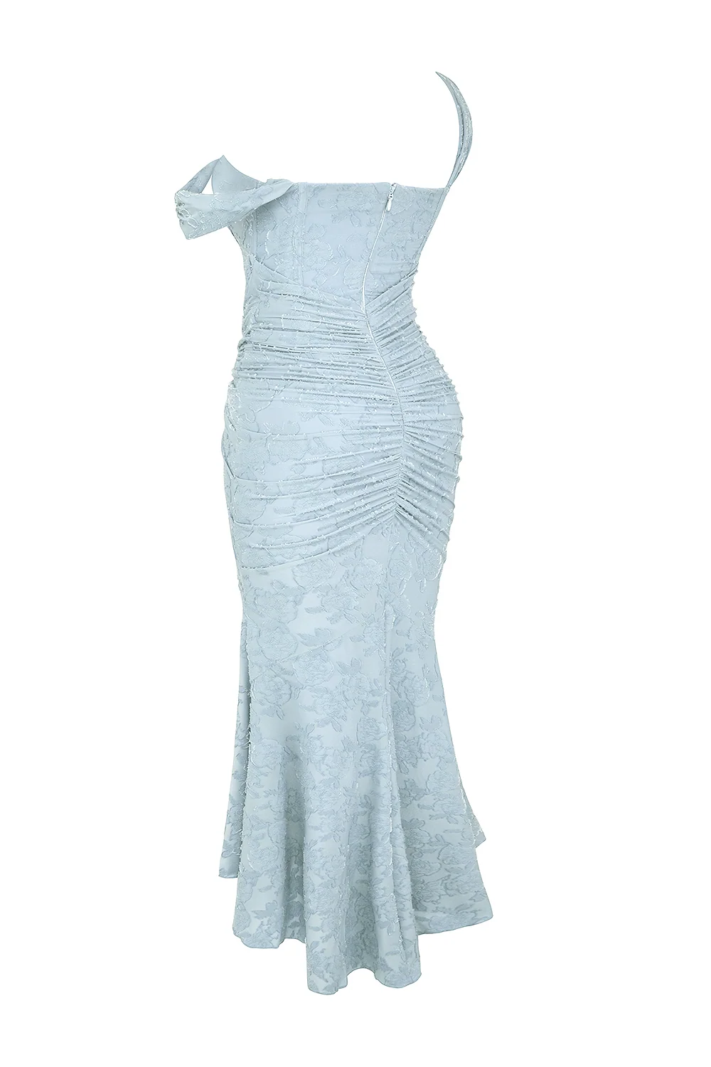 Lace Corset Wedding Guest Maxi Dress - Image 8