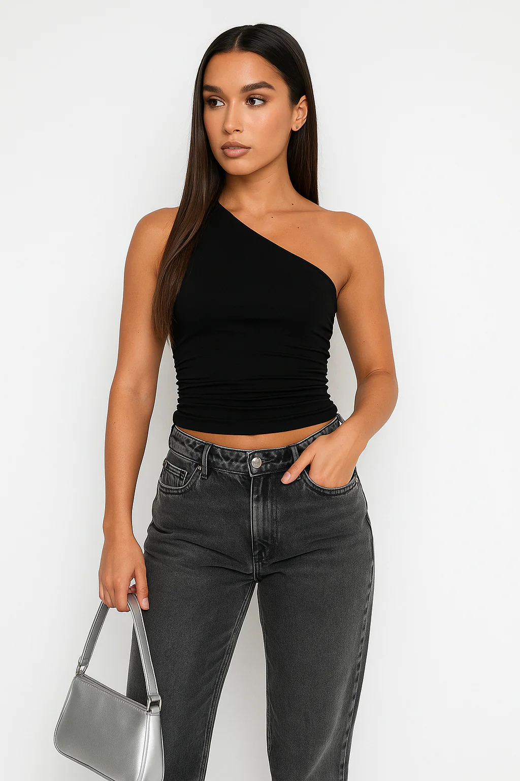 Assymmetric One-Shoulder Tank Top - Image 4