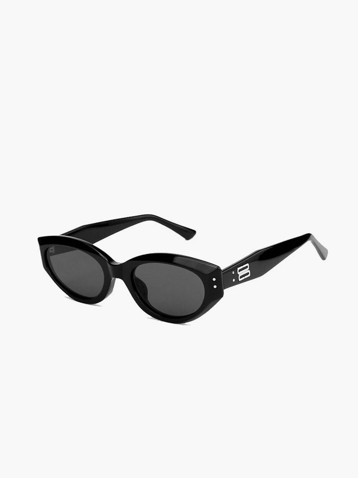 Retro Black Cat Eye Sunglasses - Image 6