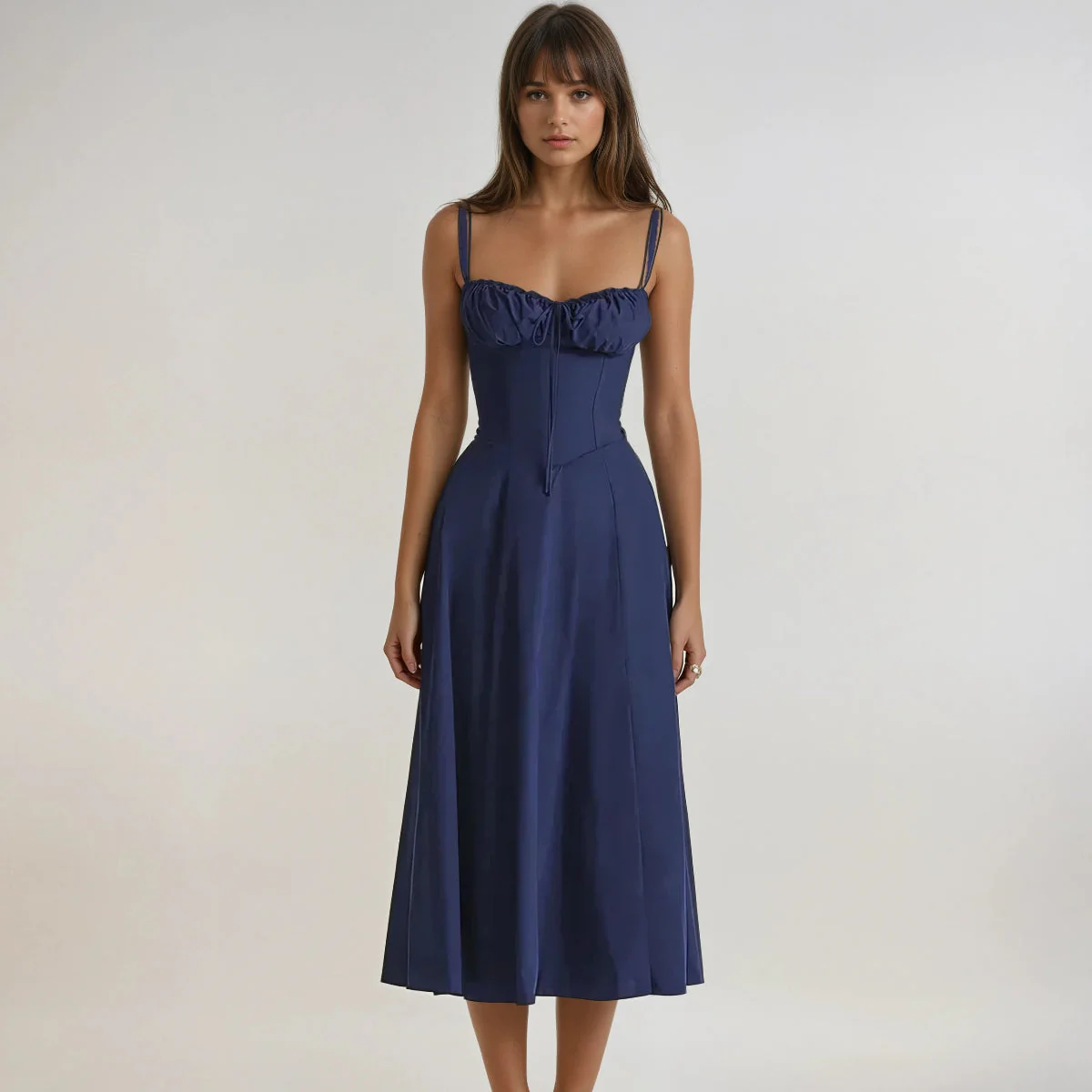 Catherine Corset Cute Party Midi Dress - Image 10