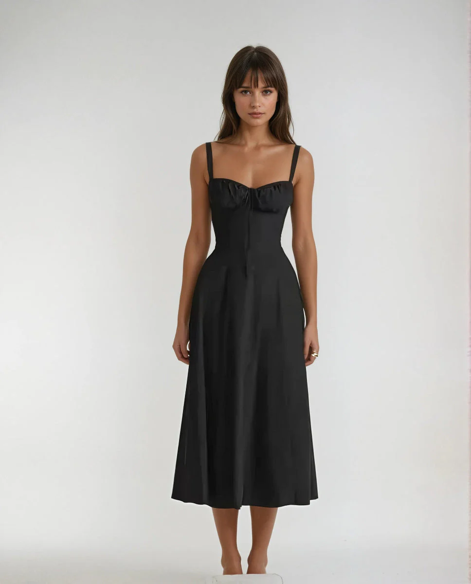 Catherine Corset Cute Party Midi Dress - Image 11