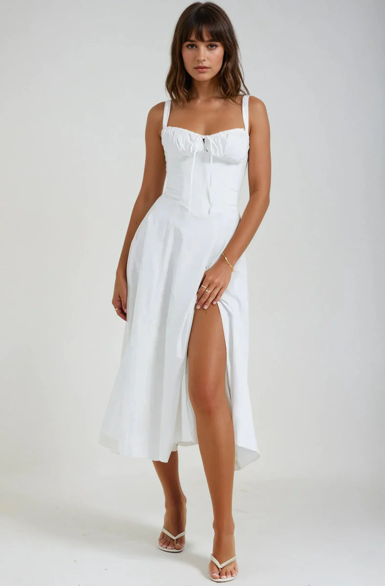 Catherine Corset Cute Party Midi Dress - Image 4