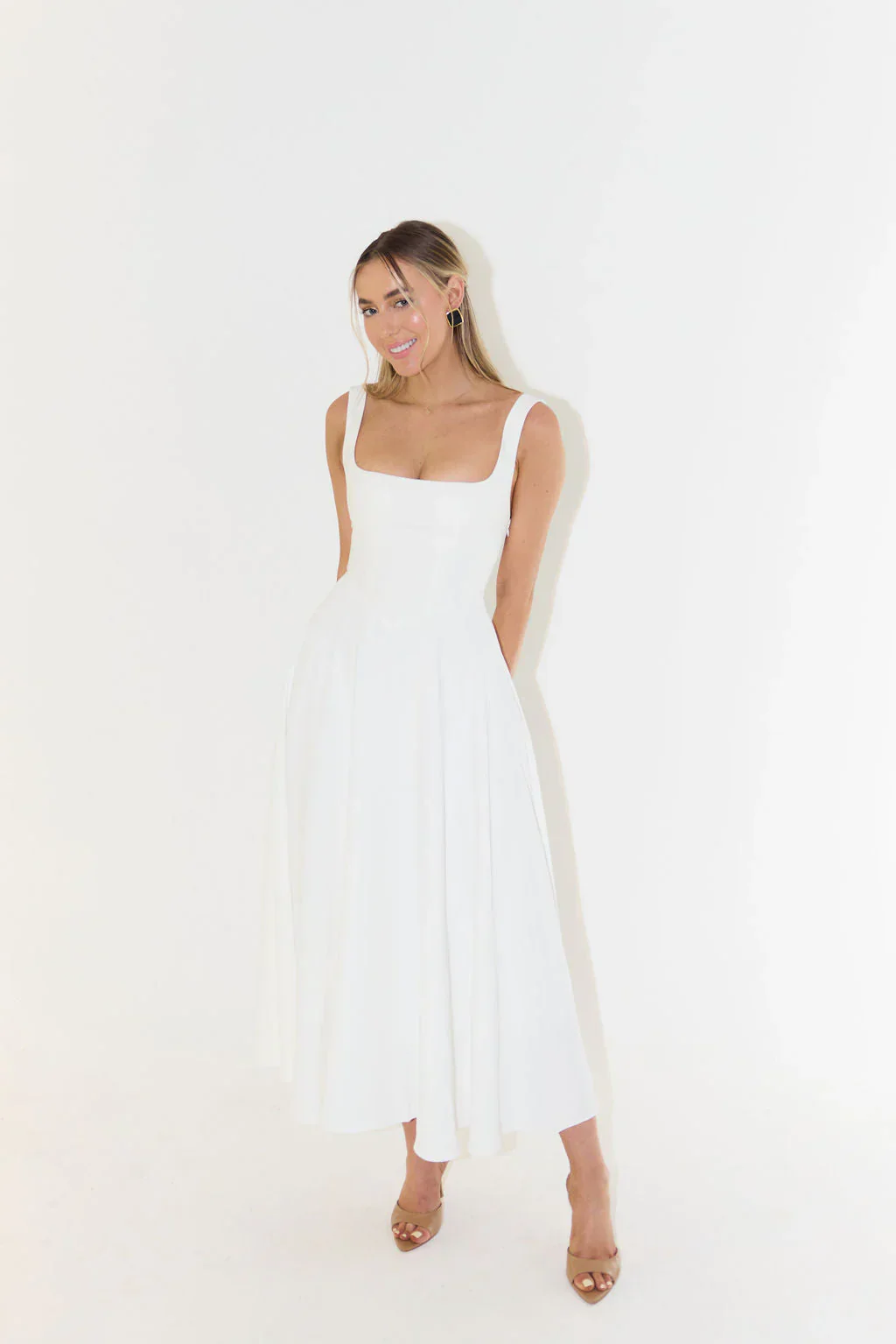 Celeste Charm Cocktail Midi Dress - Image 3