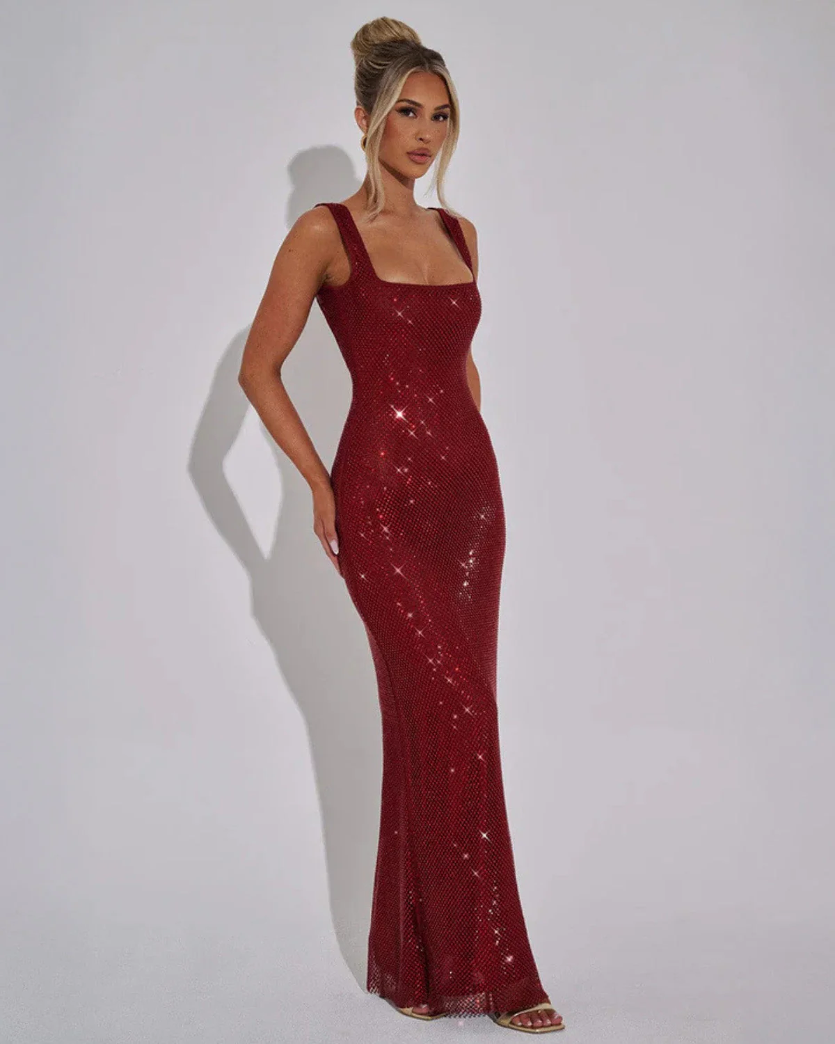 Celeste Embellished Formal Evening Grown - Image 4