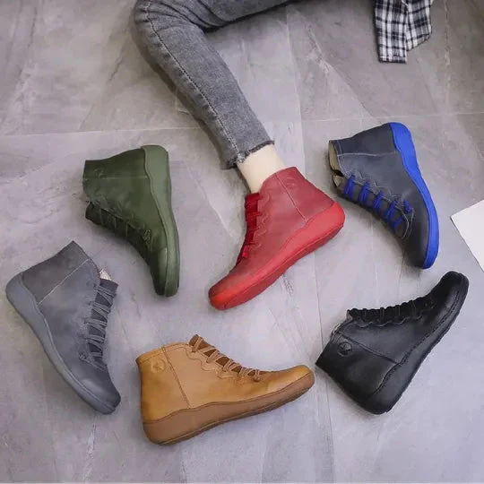 Women's High Quality Faux Leather Boots - Image 3