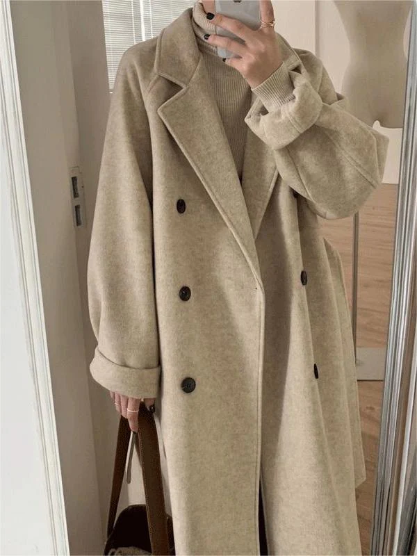 Women's Rivoli Classic Belted Wool Coat - Image 3