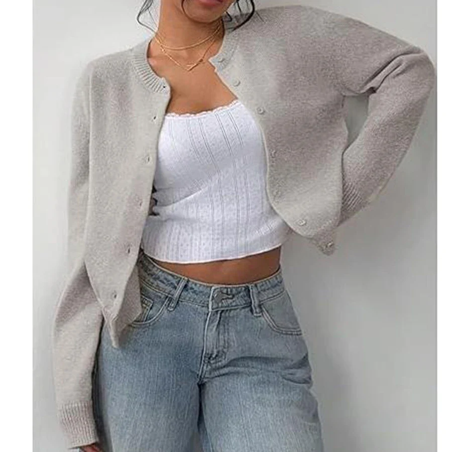 Women's Classic Cardigan - Image 3