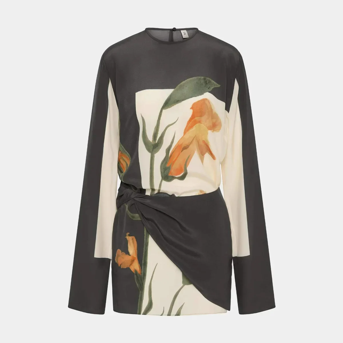Constance Floral Twist Cocktail Mini Dress - Image 7