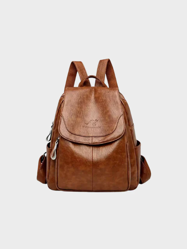 Faux Leather Backpack