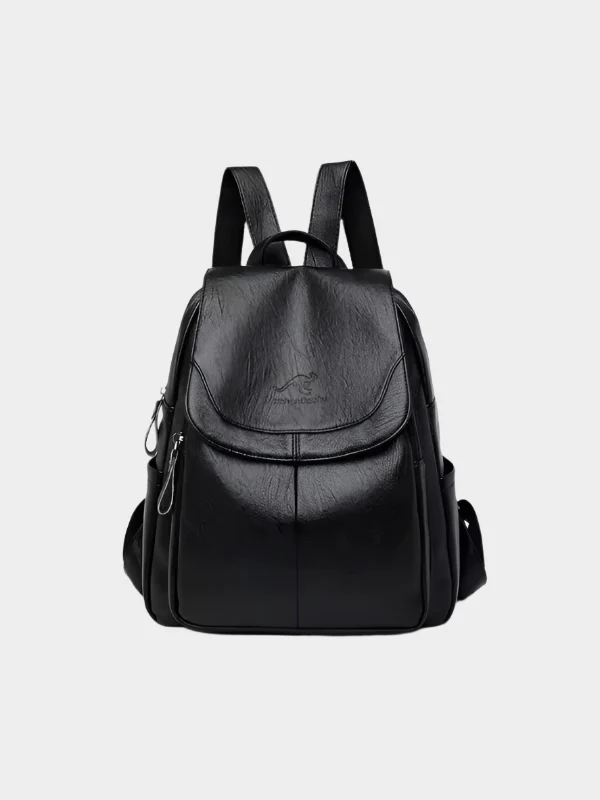 Faux Leather Backpack - Image 4