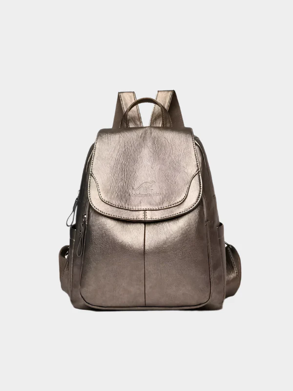 Faux Leather Backpack - Image 7