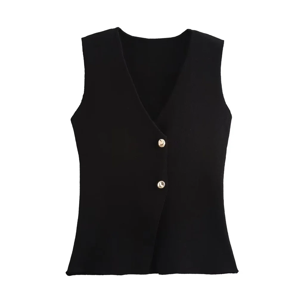 Diana Tricot Knit Waistcoat - Image 10