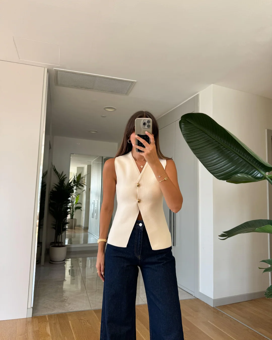 Diana Tricot Knit Waistcoat - Image 7