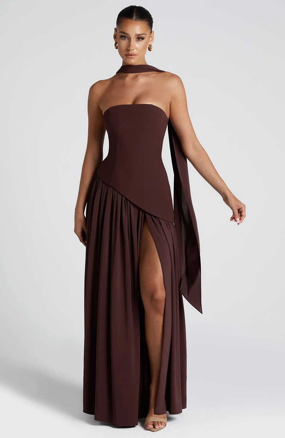 Tessa Strapless Maxi Dress - Image 10