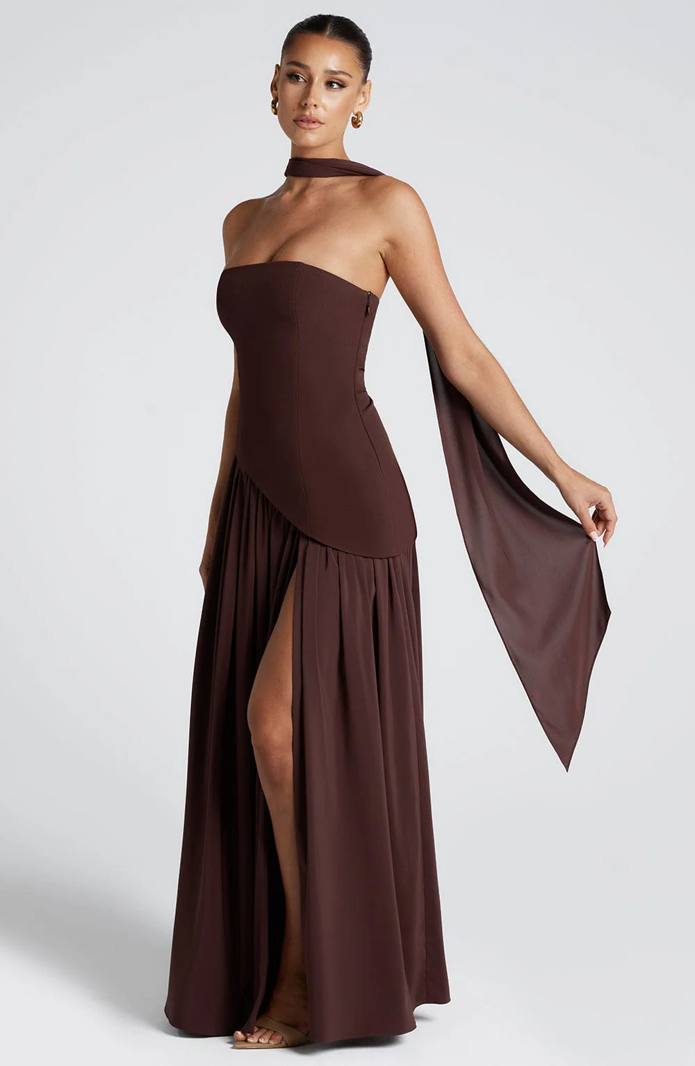 Tessa Strapless Maxi Dress - Image 11