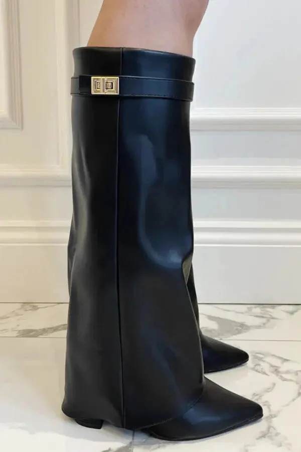Elegant Women's Knee High Boots - Image 10