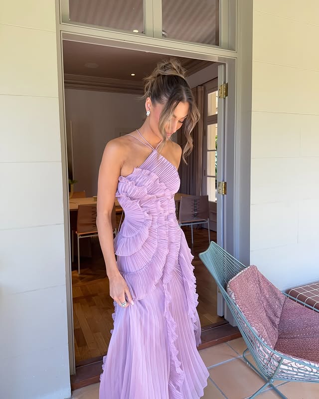 Emma Ruffle Maxi Dress - Image 3