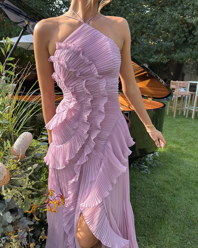 Emma Ruffle Maxi Dress - Image 4