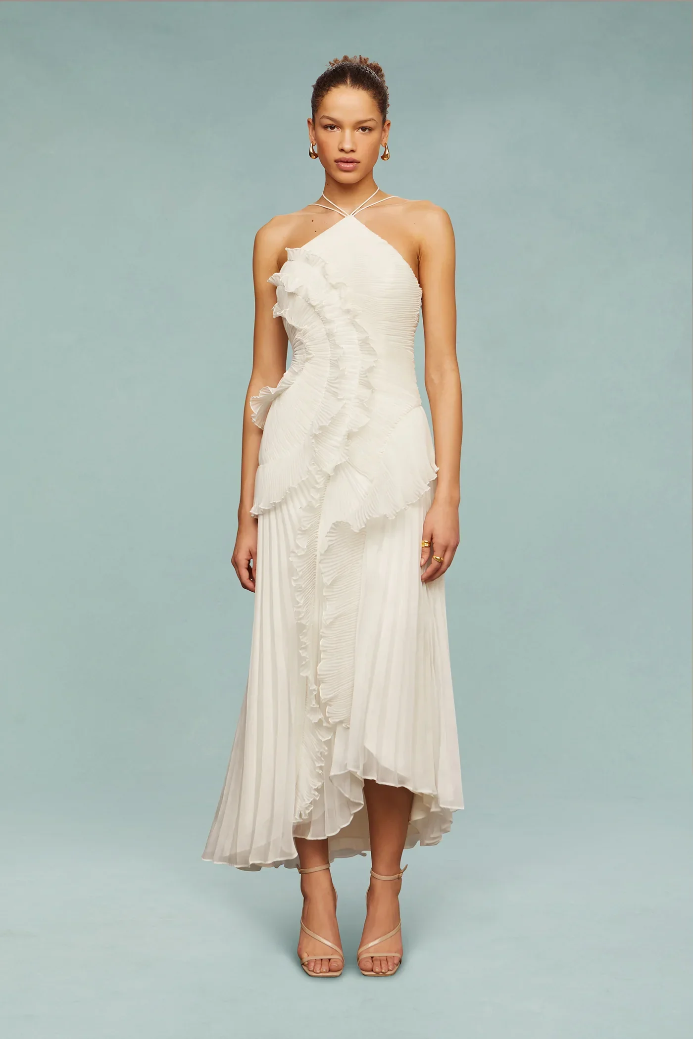 Emma Ruffle Maxi Dress - Image 5