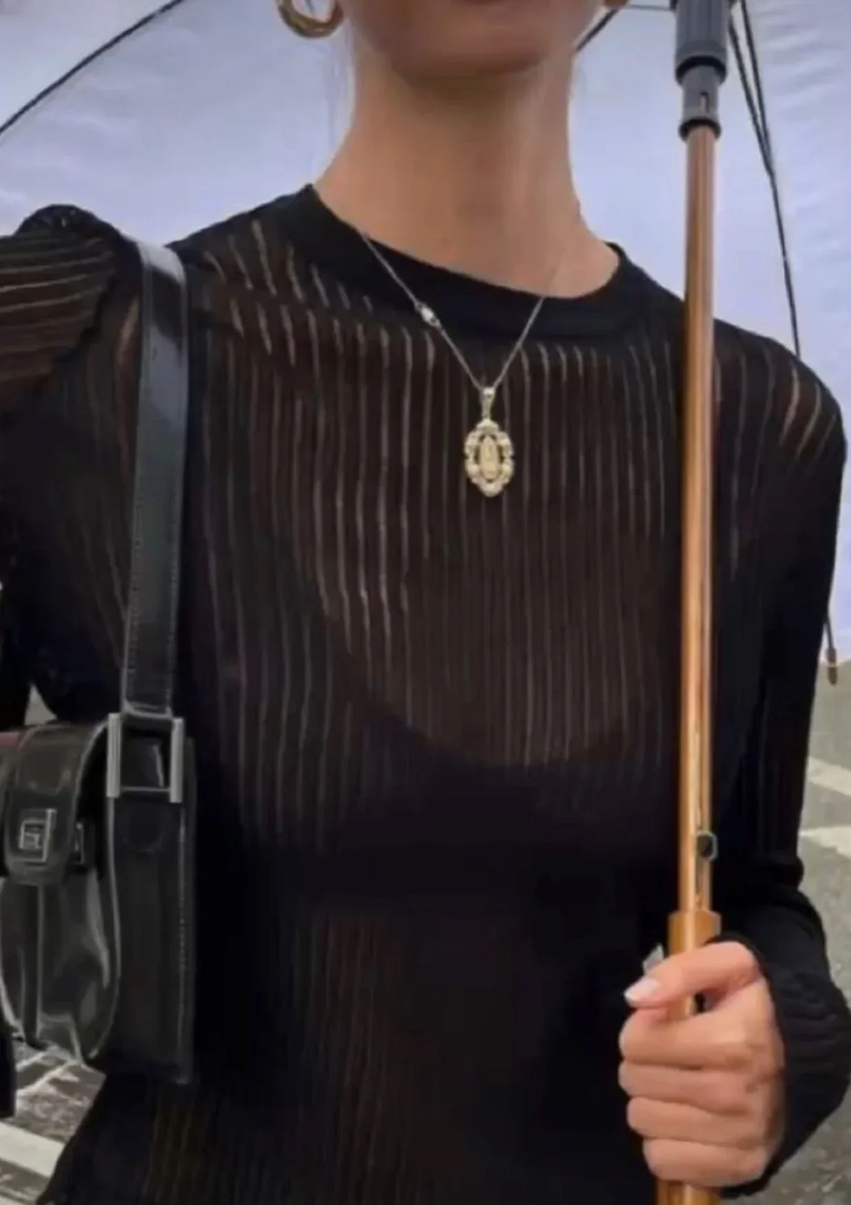 Erika Sheer Wool Top - Image 7