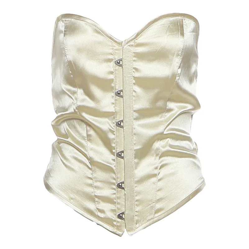 Sleeveless Backless body-shaping Crop Top Set - Image 7