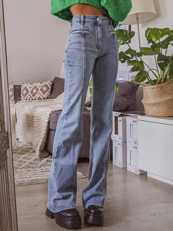 Star Patch Flare Jeans - Image 2