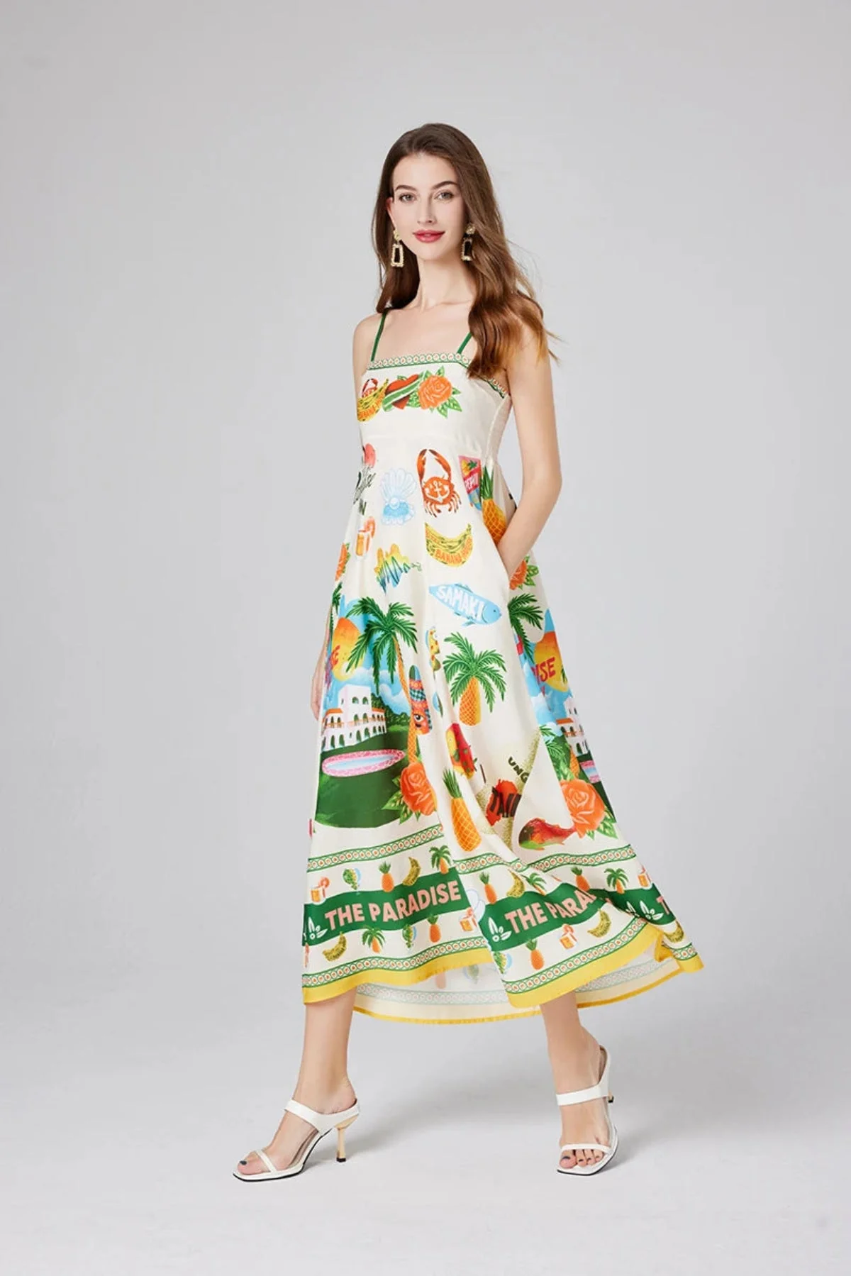 Floral Beach Summer Maxi Dress - Image 3