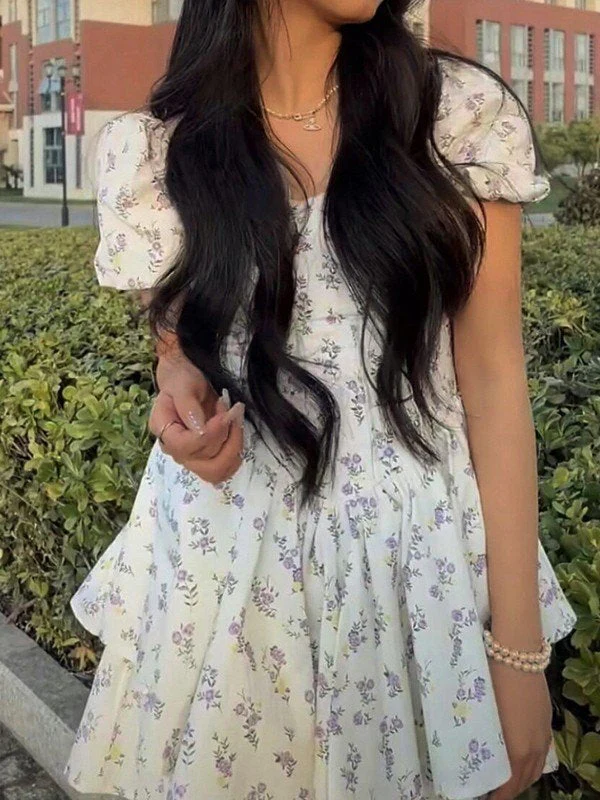 Summer Floral Corset Mini Dress - Image 3