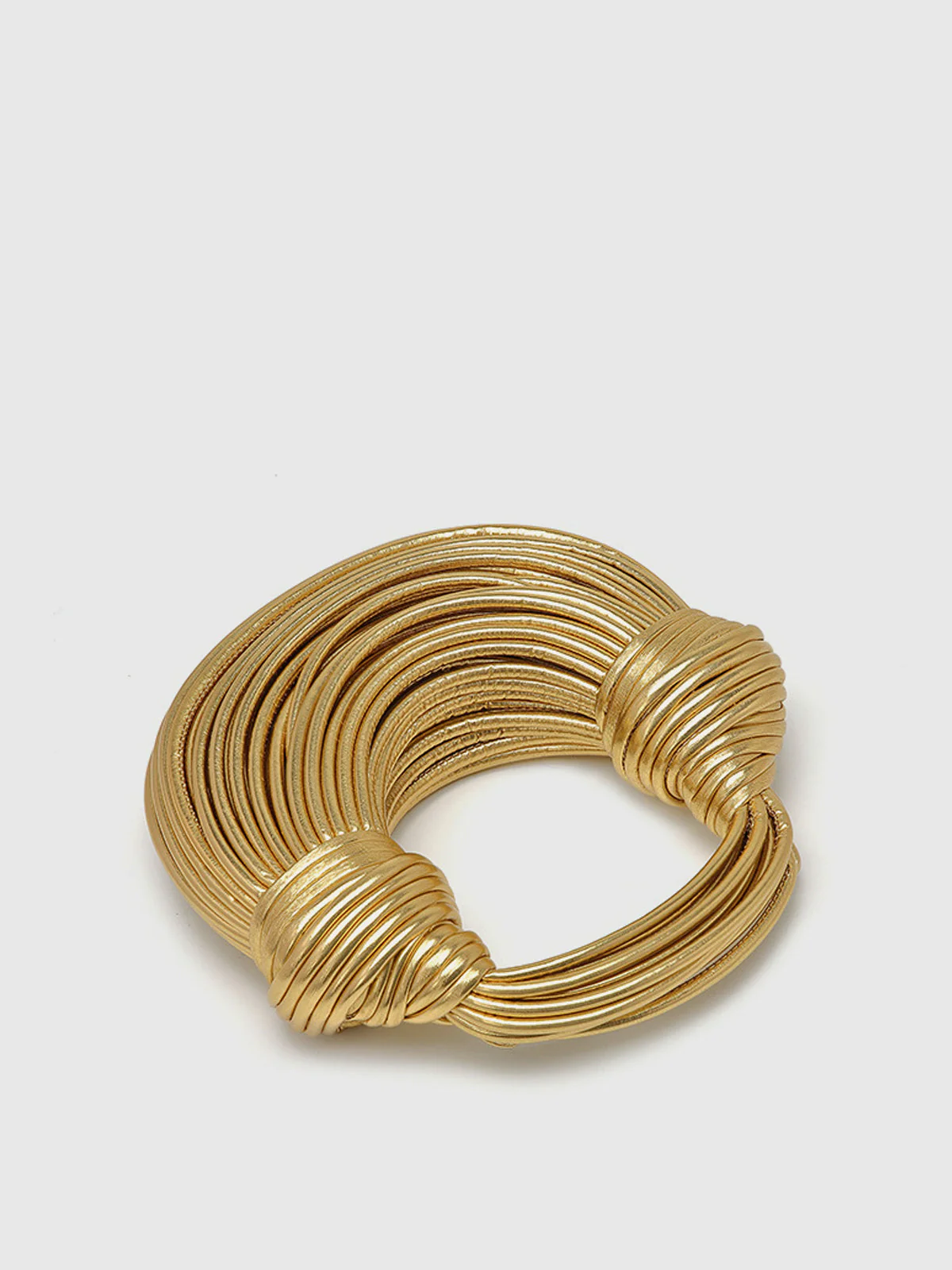 Golden Twisted Hoop Bag - Image 5